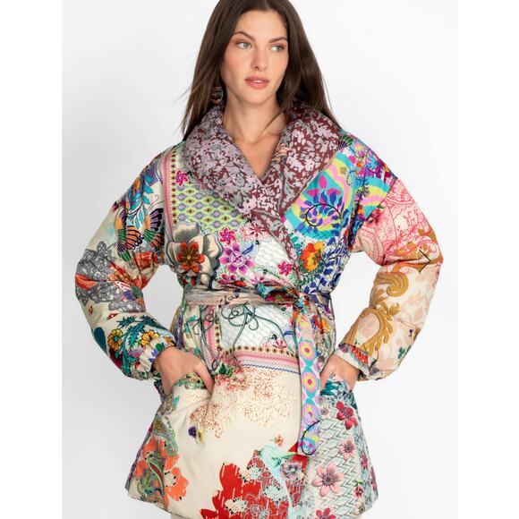 Johnny Was Alyssa Down Puffer Large NWT - Picture 2 of 15